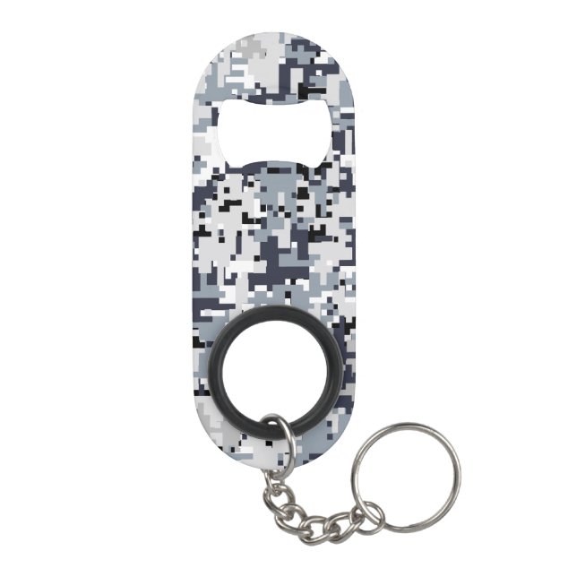 Urban Style Digital Camouflage Decor Mini Bottle Opener (Back)