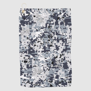 Urban Style Digital Camouflage Decor on a Golf Towel