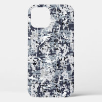 Urban Style Silver Digital Camouflage Decor