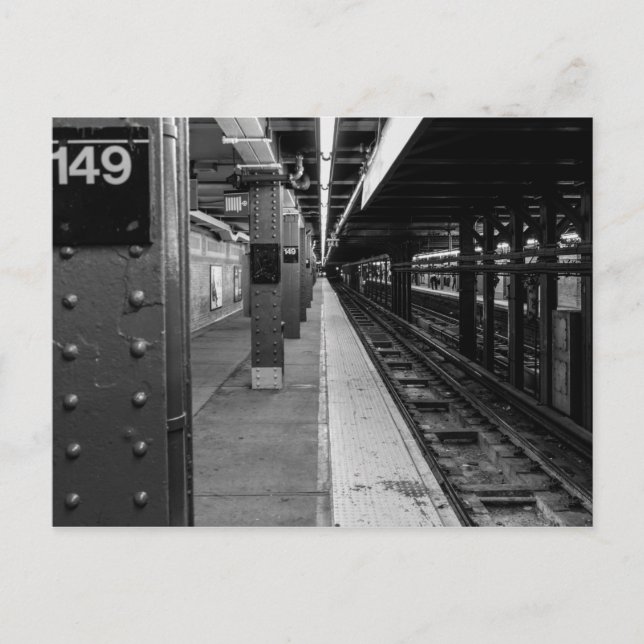 Urban Subway photo Postcard (Front)