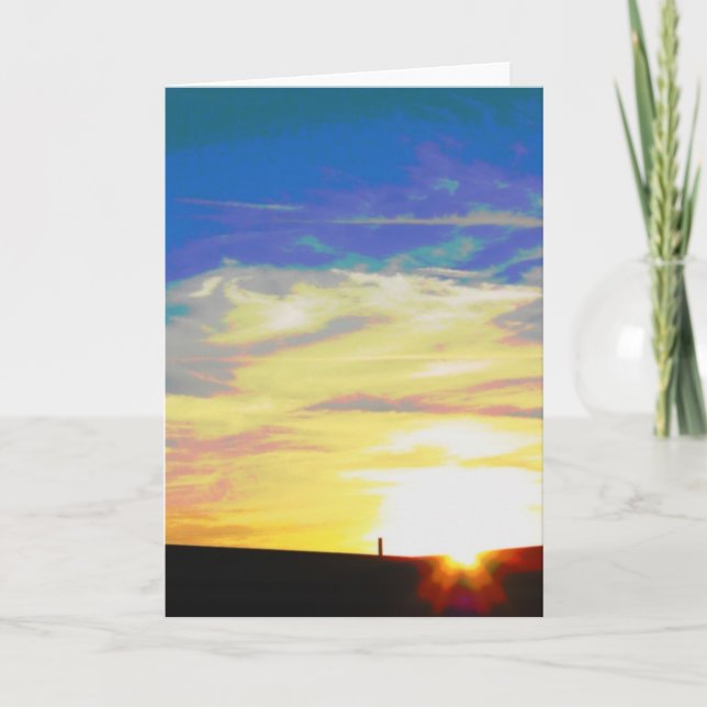 Urban Sunset Card (Front)