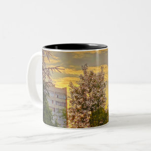 Urban Sunset Memory Mug – Customizable