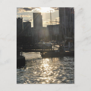 Urban Sunset Postcard