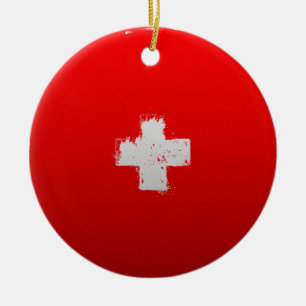 Urban Switzerland Ceramic Ornament