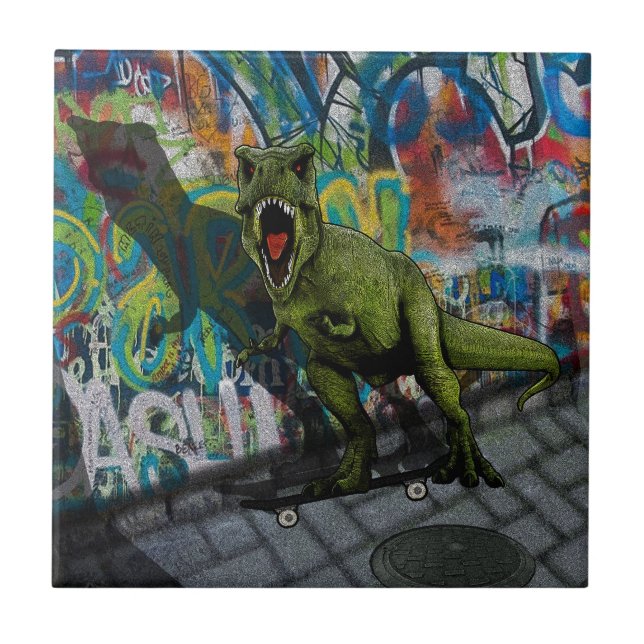 Urban T-Rex Tile (Front)