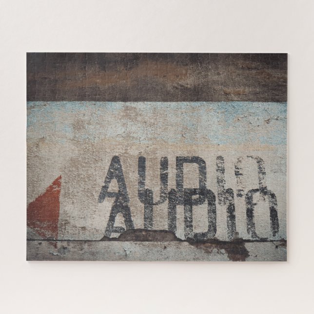 Urban-themed loft style audiophile music lover   jigsaw puzzle (Horizontal)