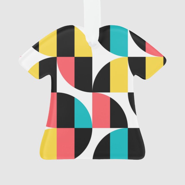 Urban, trendy, colourful, modern graphic pattern ornament (Back)