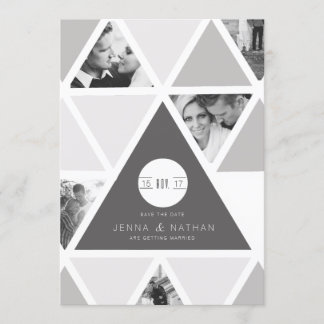 Urban Triangle Overlay | Modern Save The Date