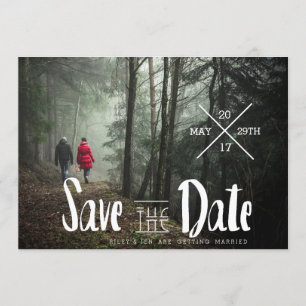 Urban Typography Save The Date Photo