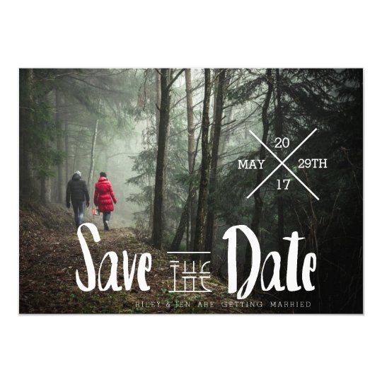 Urban Typography | Save The Date Photo Card