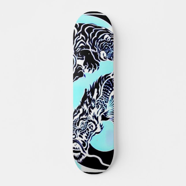 Urban Underground Japanese Yin Yang Popsicle Deck Skateboard (Front)
