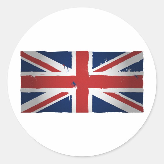 Urban United Kingdom Classic Round Sticker (Front)