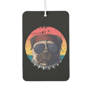Urban Warrior Sunset Pug   Air Freshener