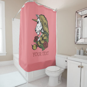 Urban Warrior Unicorn Rose Bath Towel Set Shower