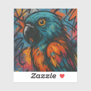 Urban Wingbeat - Autocollant vinyle carré