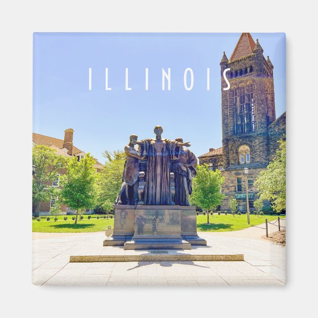 Urbana Champaign Illinois Magnet (Devant)