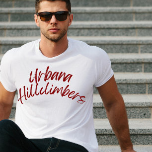 Urbana Hillclimbers Curved Handwritten Tshirt
