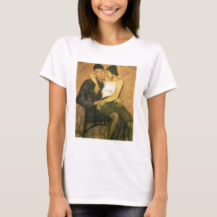 Urbanite Couple, 1920 (oil on canvas) T-Shirt