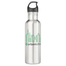 UrbanSitter Water Bottle (24 oz), Stainless Steel