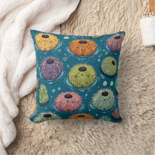 Urchin Print  Throw Pillow