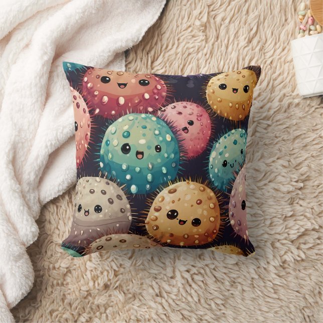 Urchin Unique Print  Throw Pillow (Blanket)