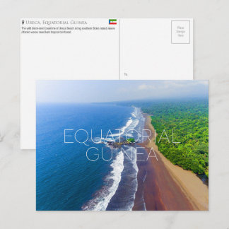 Ureca Beach, Equatorial Guinea Travel Postcard