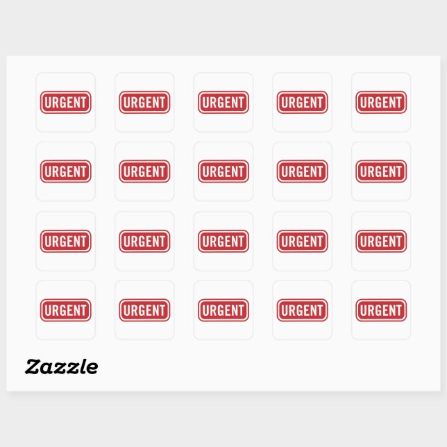 Urgent Office Stickers (Sheet)