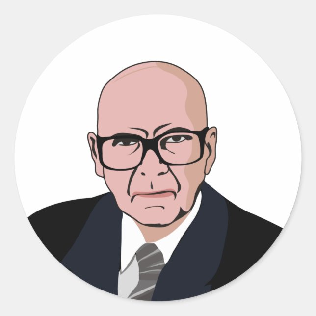Urho Kaleva Kekkonen Classic Round Sticker (Front)
