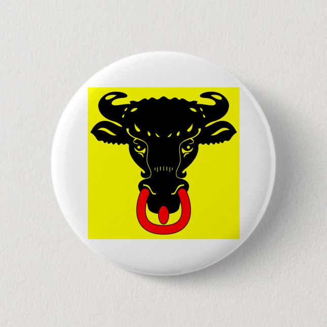 Uri Flag 2 Inch Round Button (Front)