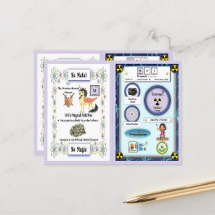 Uri - Uranium Horn Unicorn Game Card