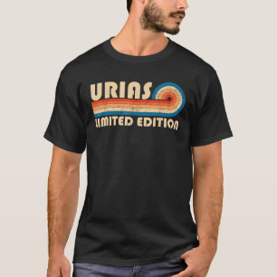 URIAS Surname Retro Vintage 80s 90s Birthday Reuni T-Shirt