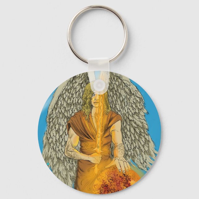 Uriel's Fire Keyring (Front)
