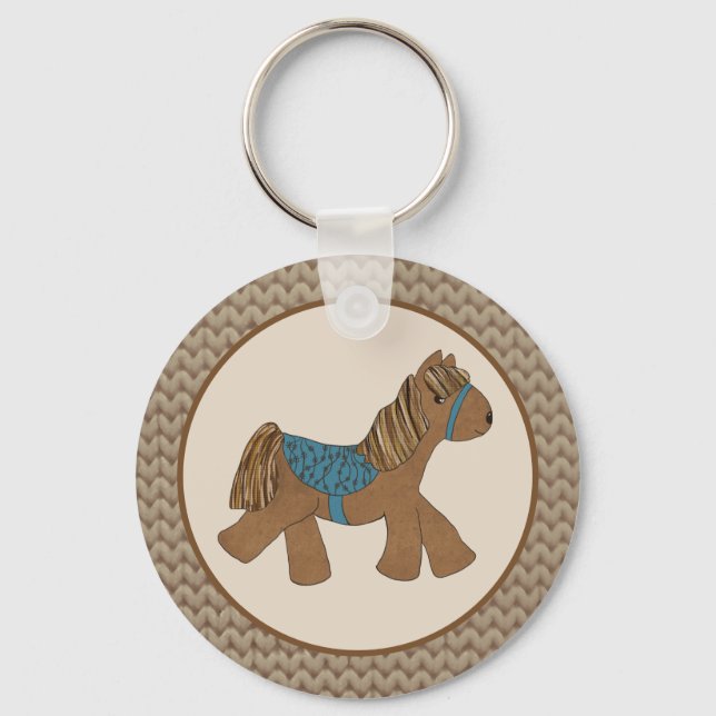 uriges Pferd Keychain (Front)
