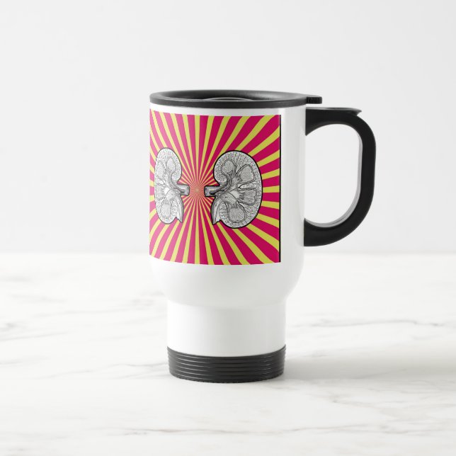 “Urine” , Kidney donor, customize, Travel Mug (Right)