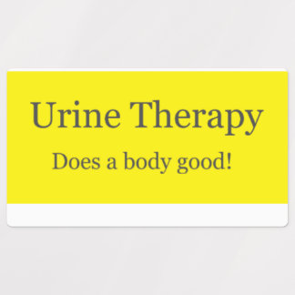 Urine Therapy: Does a body good!