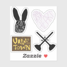 Urinetown Sticker Set