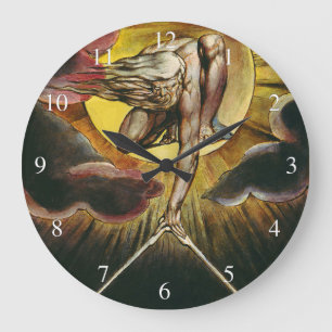 Urizen - William Blake - The Ancient of Days Large Clock