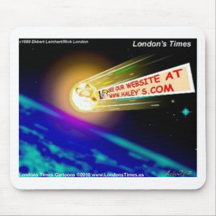 URL Of Haleys Comet Funny Cards Tees Mugs & Gifts Mouse Pad