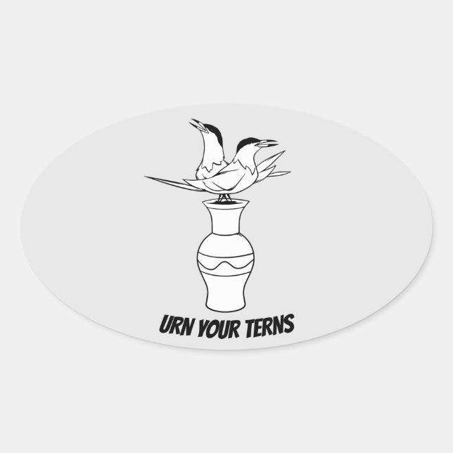 Urn Your Terns sticker (Devant)