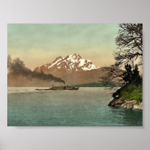 Urnersee, Lake Lucerne, Switzerland classic Photoc Poster