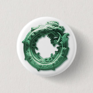 uroboro Quetzalcóatl 1 Inch Round Button