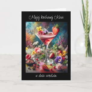 Urodziny - Personalized Polish birthday card 