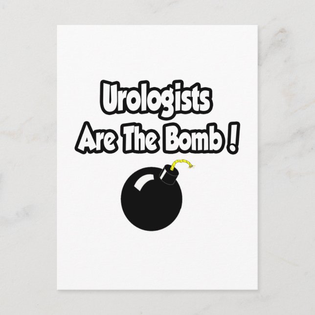 Urologists Are The Bomb! Postcard (Front)