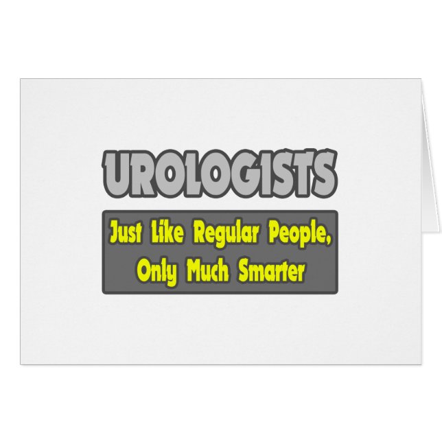 Urologues... plus intelligents (Devant horizontal)