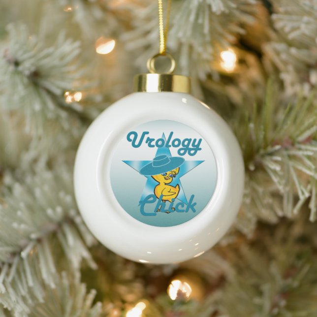Urology Chick #7 Ceramic Ball Christmas Ornament (Tree)