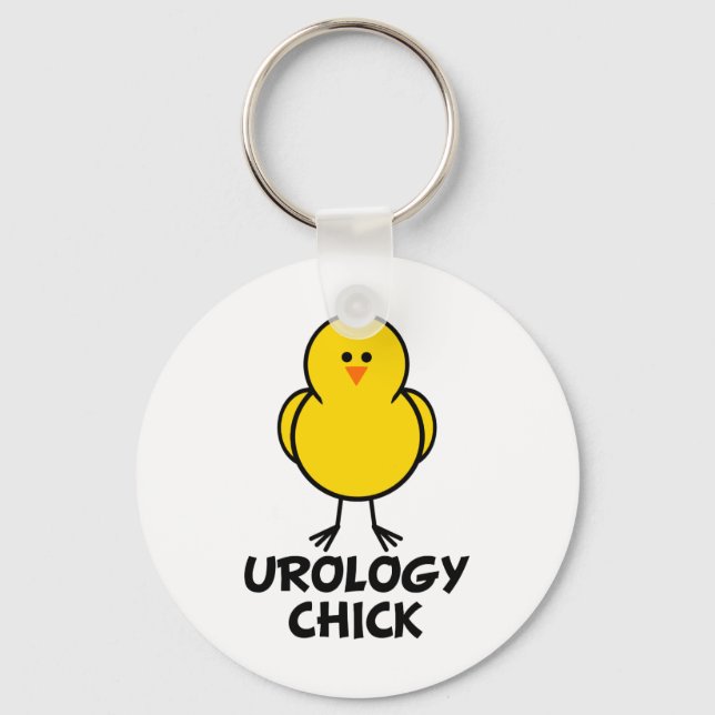 Urology Chick Keychain (Front)