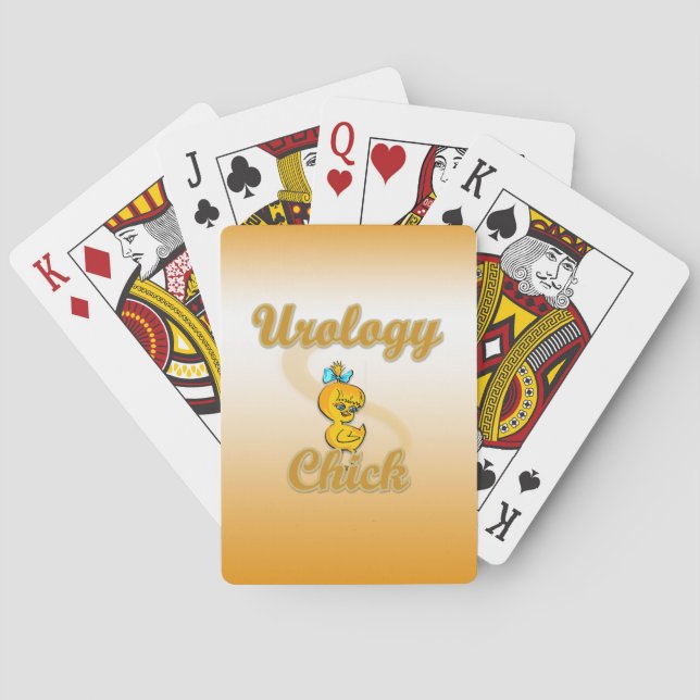 Urology Chick Playing Cards (Back)