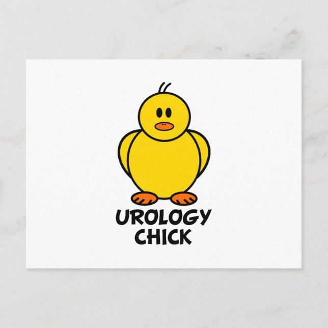 Urology Chick Postcard (Front)