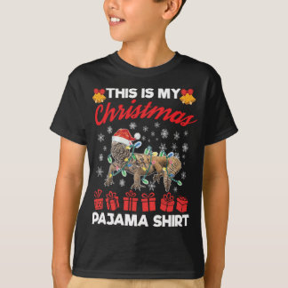Uromastyx Dabb Lizard This Is My Christmas Pajama T-Shirt