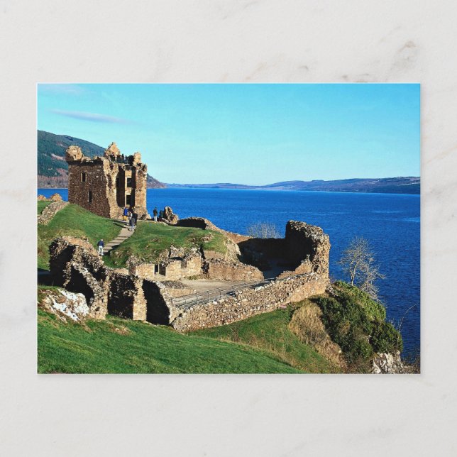 Urquhart Castle, Loch Ness, Scotland Postcard (Front)